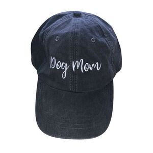 Adams Women's Dog Mom Grey & White Baseball Hat